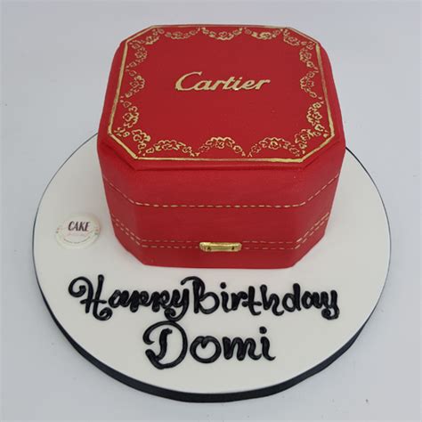 cartier box cake